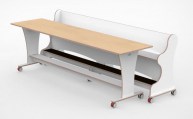 Tangara Ergobank 240 met Ergotafel 240 x 60 cm 